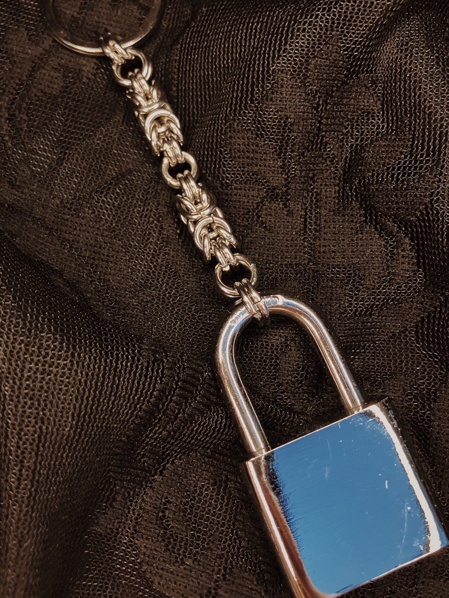 Padlock keychain