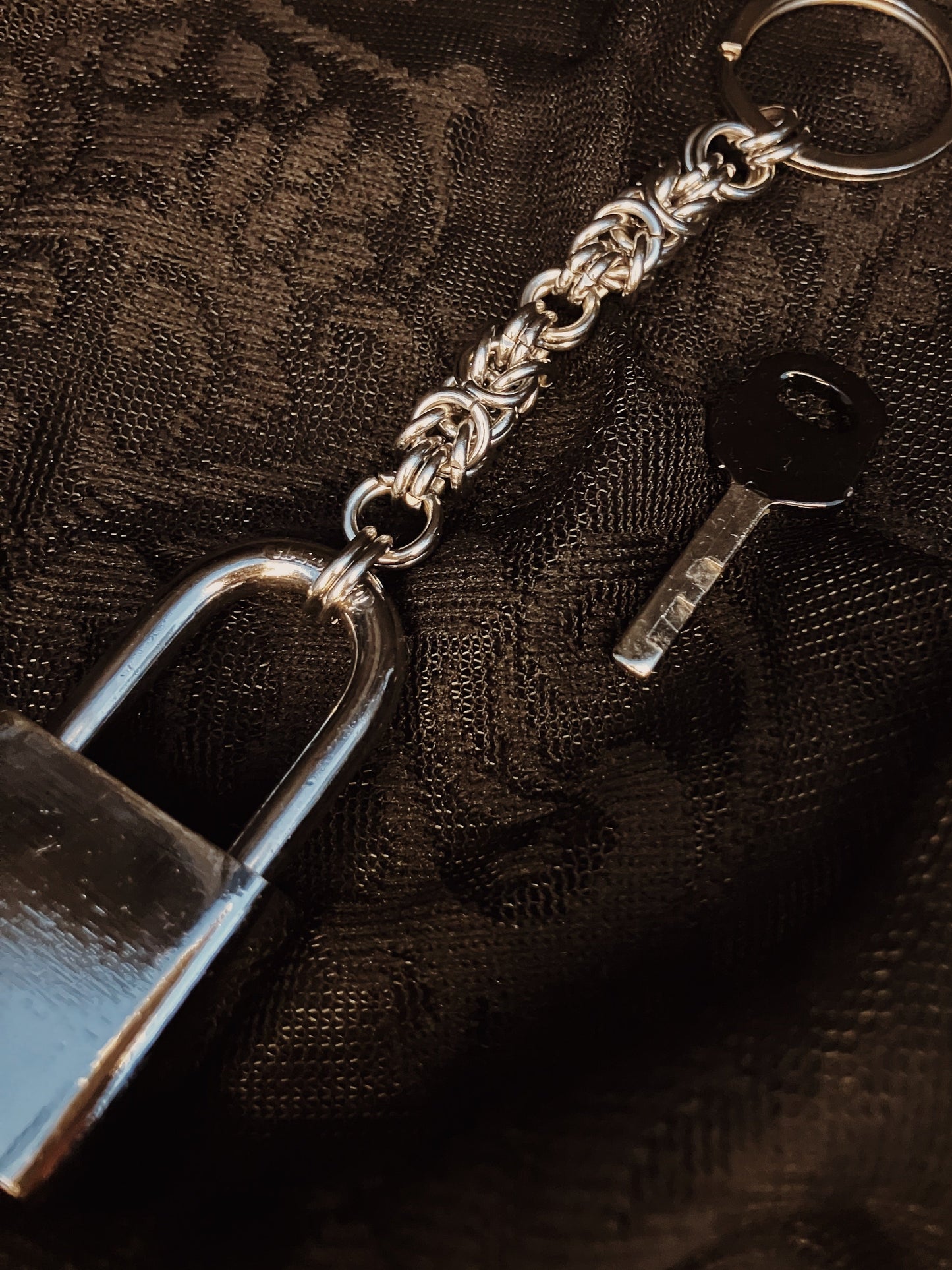 Padlock keychain